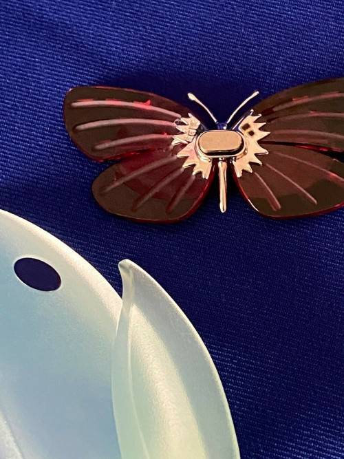 SWAROVSKI PARADISE ADENA LIGHT SIAM RED BUTTERFLY Boxed #