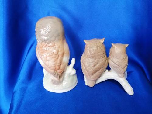 Vintage Cute Owl Figurines