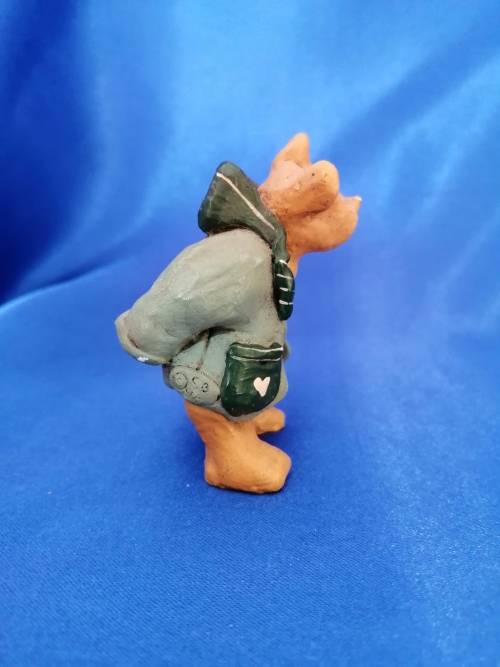 Peter Fagan Colourbox Sitting Bear in Duffel Coat Scotland #