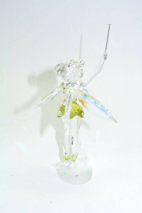 Swarovski Disney Fairy Tinker Bell Green Dress Blue Wings Peter Pan