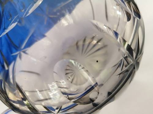 VICTORIAN CUT-GLASS DECANTER AND STOPPER