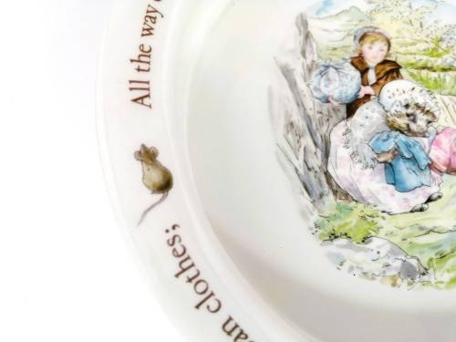 Beatrix Potter Mrs Tiggy-Winkle Wedgwood  Porridge Bowl