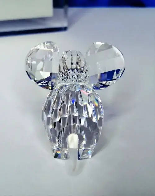 SWAROVSKI - Silver Crystal Animal ~ Baby Elephant ~ RETIRED