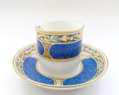 Grosvenor Jackson Gosling Ye Olde English Demitasse Cup and Saucer peacock