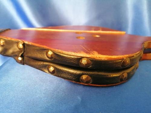 Vintage Wood and Brass fire bellow