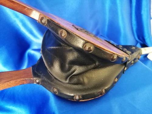 Vintage Wood and Brass fire bellow