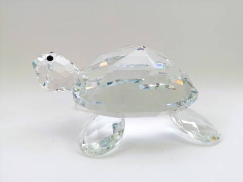 Stunning Crystal Glass Giant Tortoise