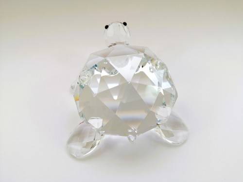 Stunning Crystal Glass Giant Tortoise