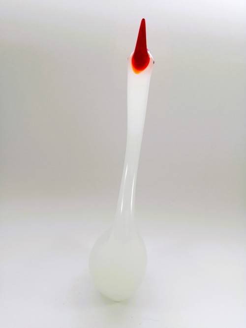 Murano Art Glass Stunning Large Pink Duck Goose Bird