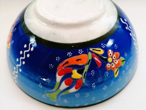 Stunning and Vibrant Turkish Hand Painted Bowl #