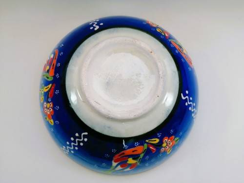 Stunning and Vibrant Turkish Hand Painted Bowl #