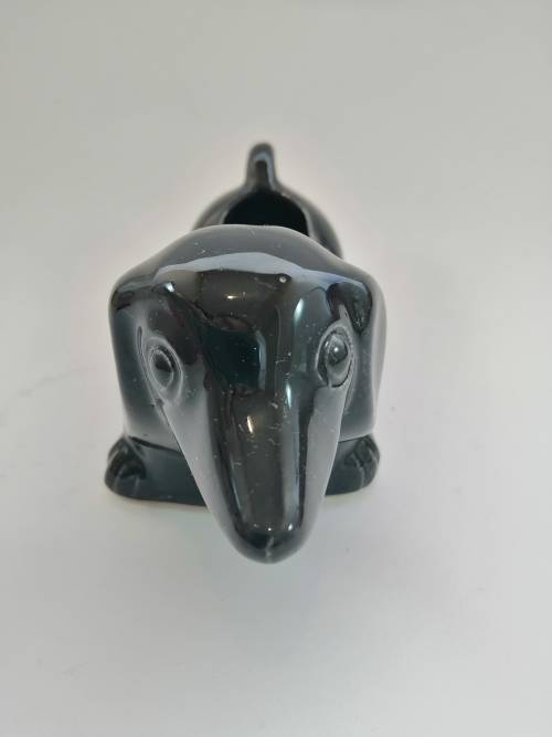 Very cute vintage Black Dachshund Sausage Dog holder
