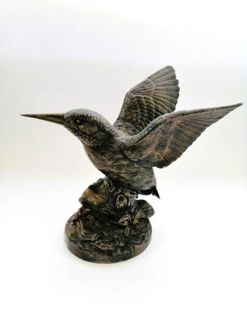 MAINLAND SMITH BRONZE HUMMINGBIRD SCULPTURE