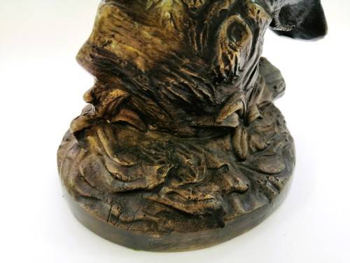 MAINLAND SMITH BRONZE HUMMINGBIRD SCULPTURE