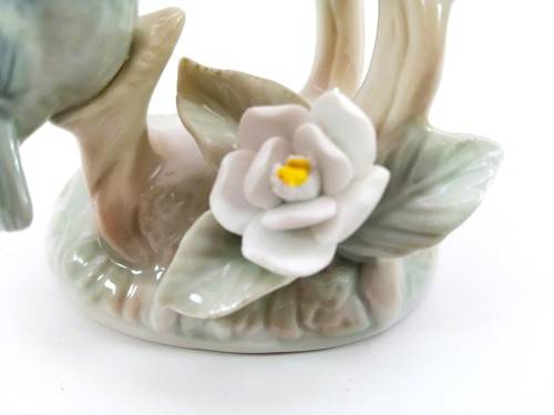 Lladro Style Hummingbird Figurine