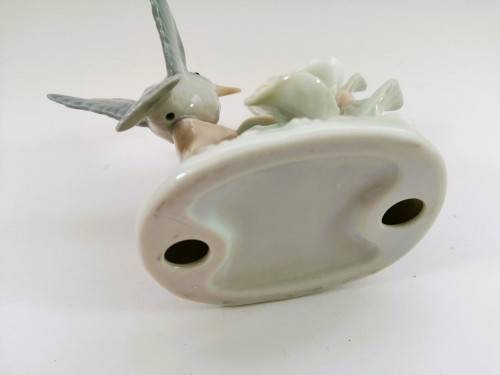 Lladro Style Hummingbird Figurine