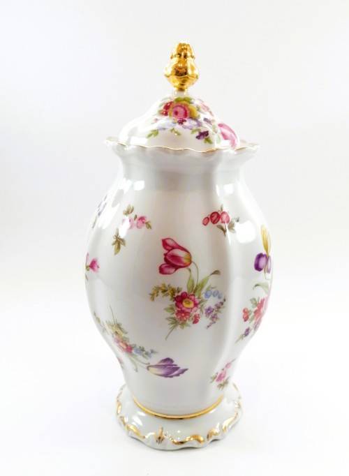 Beautiful RSA Huguenot Art Studio Fine China Large Lidded Jar