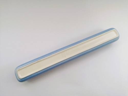 Poole Pottery Hand Painted Long blue possi trough 1940`s