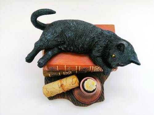 The Witching Hour by Lisa Parker - Black Cat Ornament - Nemesis Now