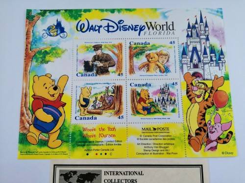 Walt Disney World Florida Winnie the Pooh Commemorative Stamps LIMITED EDITION!