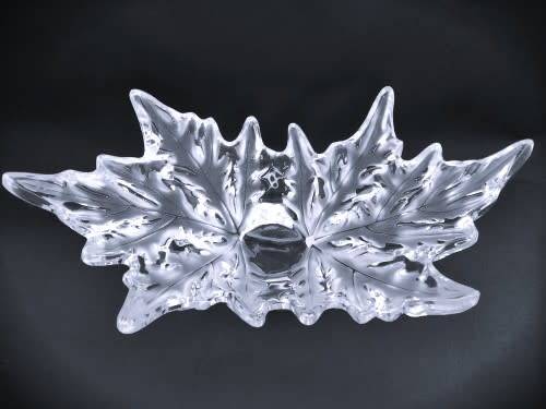 Spectacular Lalique Champs-Elysees clear crystal centerpiece bowl