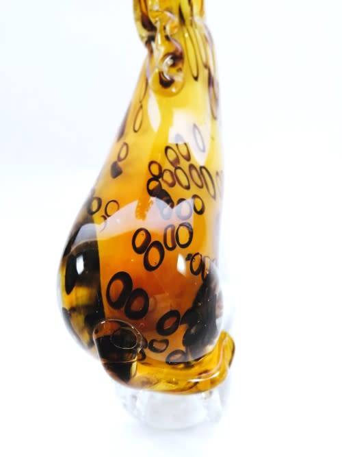 Stunning Murano ? Hand Blown Art Glass Large   Giraffe  Figurine, Brilliant Coloration.