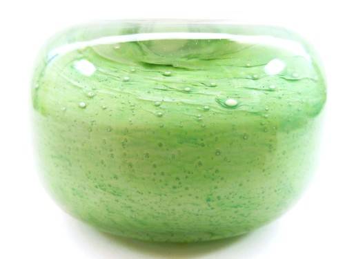 Murano Hand Blown Glass Round Dish Bowl