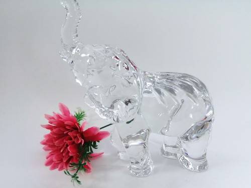 Waterford Crystal Animals of the World Large Elephant (Retired Edition)