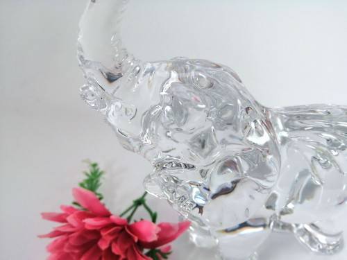 Waterford Crystal Animals of the World Large Elephant (Retired Edition)