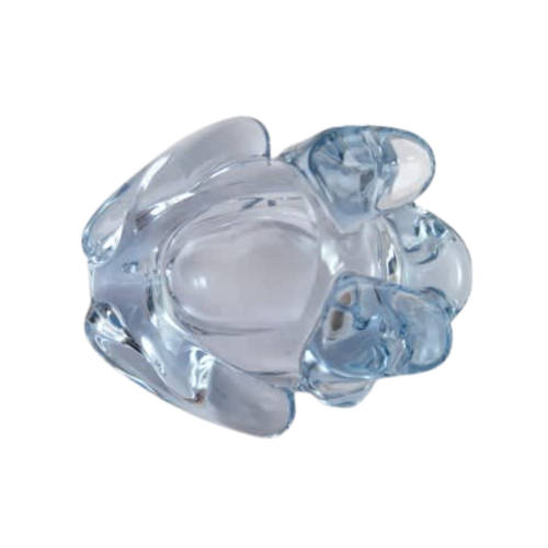 Murano Blue Glass Frog Dish Bowl