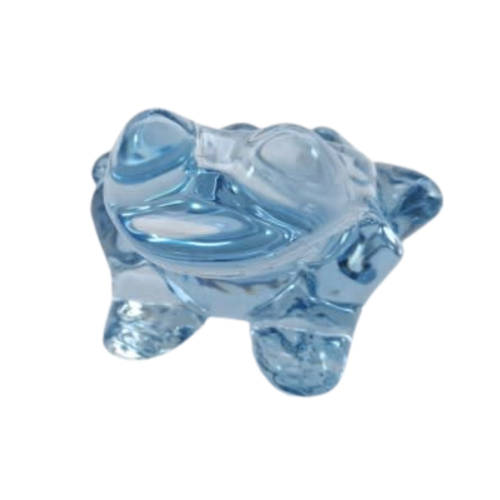 Murano Blue Glass Frog Dish Bowl