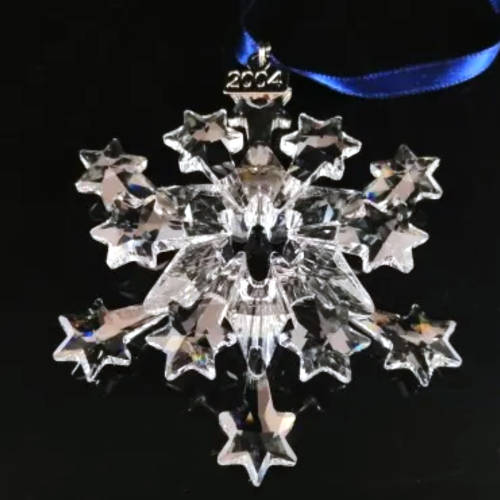 Swarovski Annual Edition 2004 Snowflake  Christmas Xmas Large Star Ornament