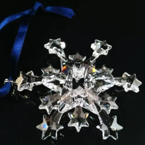 Swarovski Annual Edition 2004 Snowflake  Christmas Xmas Large Star Ornament
