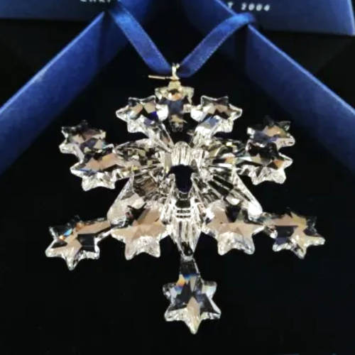 Swarovski Annual Edition 2004 Snowflake  Christmas Xmas Large Star Ornament