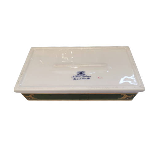 Elizabeth Arden Porcelain Southern Heirloom Lidded Container Setter, Retriever Hunting Dog