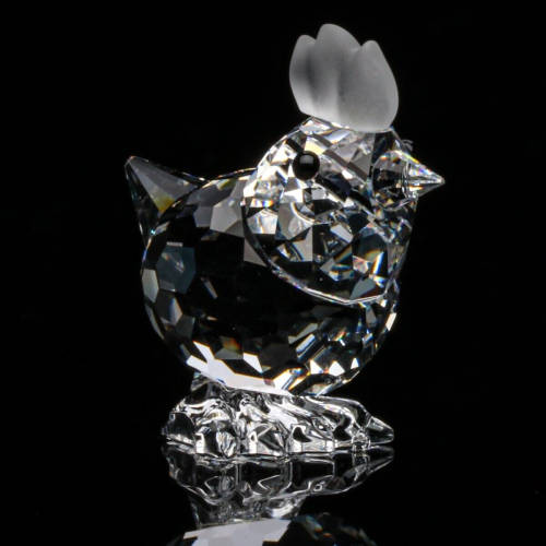 Swarovski Crystal Hen Chicken - No Colour Crystal