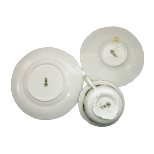 Royal Doulton Trio featuring a charming purple grapes and green vines with  gold accents.