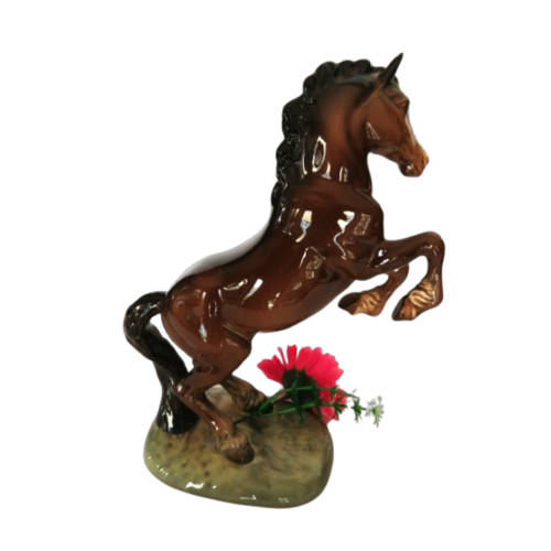 Vintage Beswick Style Large Rearing Horse Figurine