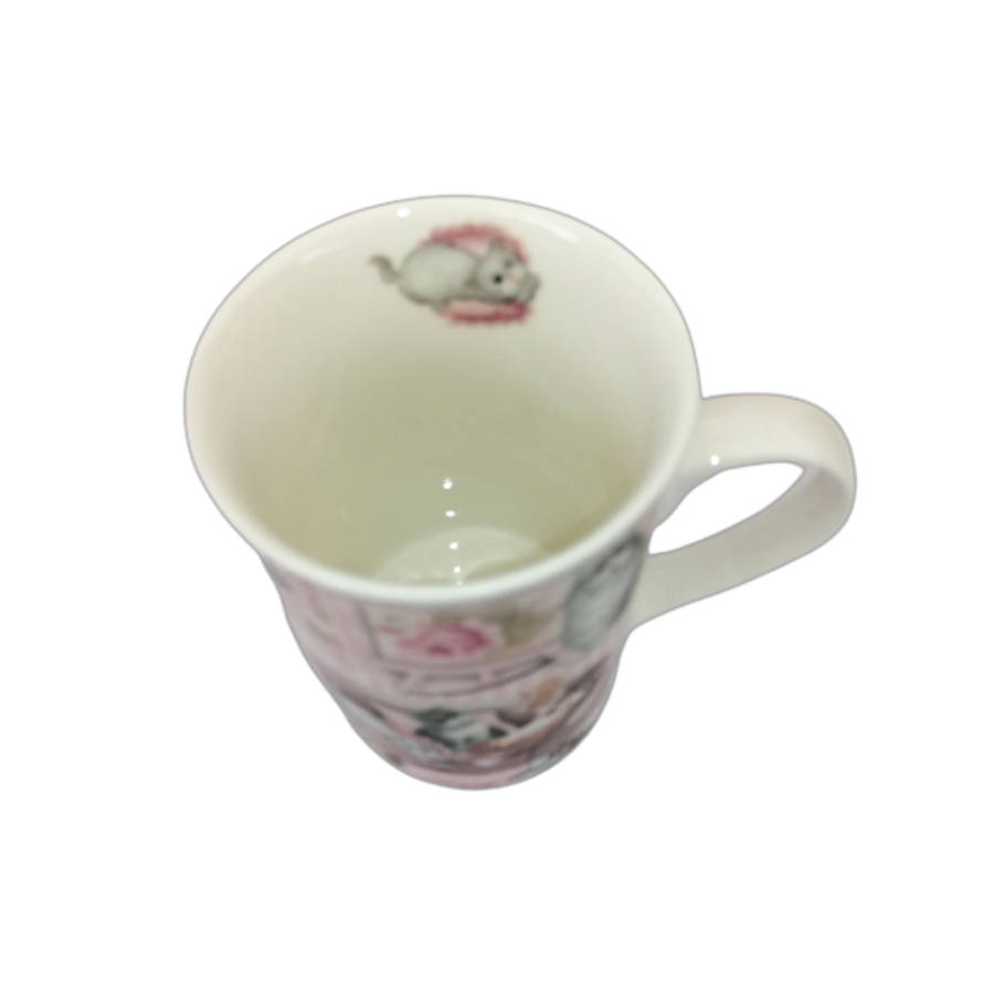 Summer River Cats Bone China Mug Coaster and Tray