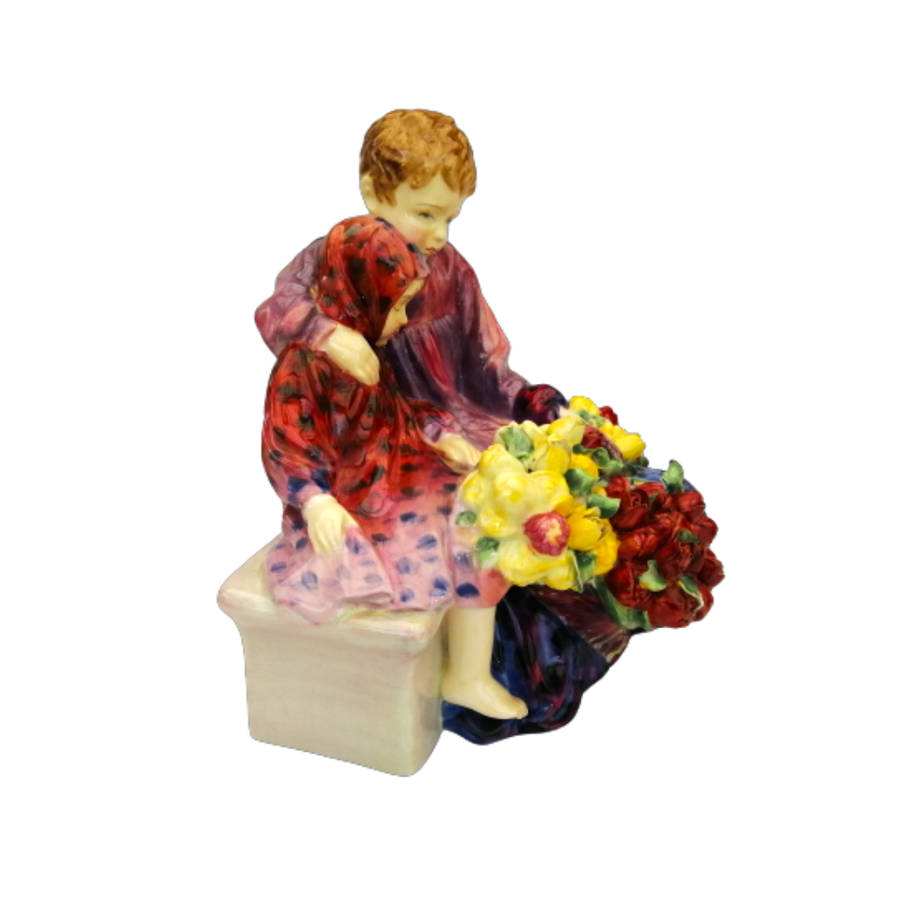 Royal Doulton Figurine Flower Sellers Children HN 1342 early version