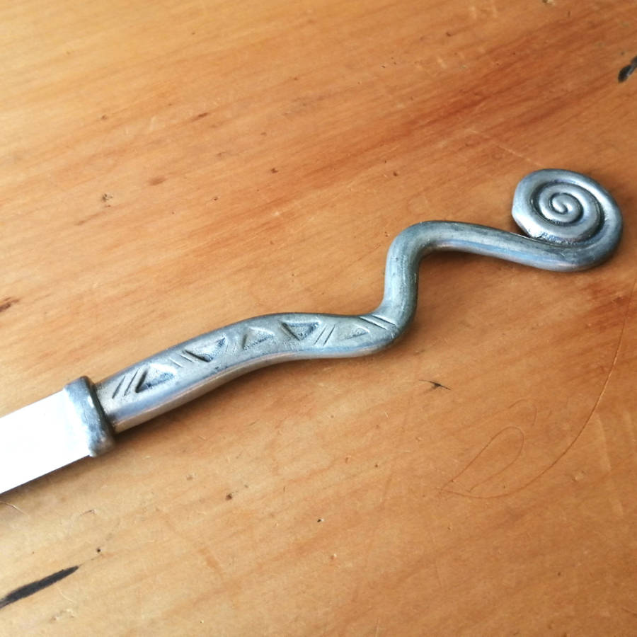 Carrol Boyes Pewter Letter Opener New Coil Tavanic