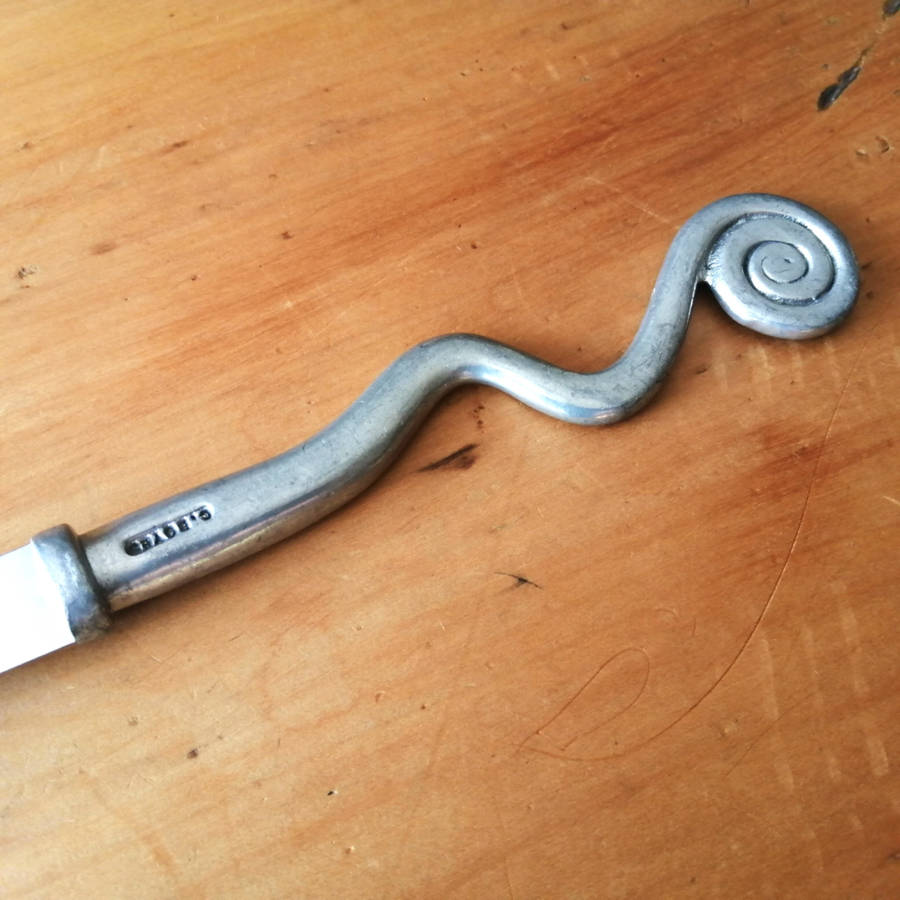Carrol Boyes Pewter Letter Opener New Coil Tavanic