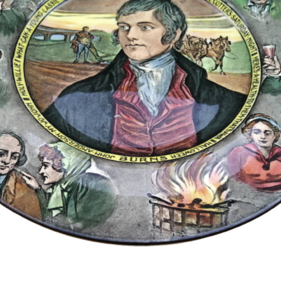 Royal Doulton Plate, Burns Series Ware D6344, Rare Charles Noke