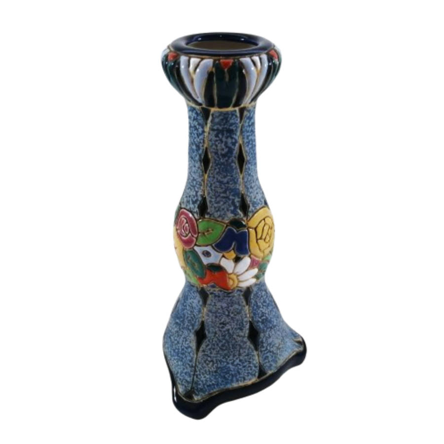 Amphora Czechoslovakian Porcelain Tall Vase