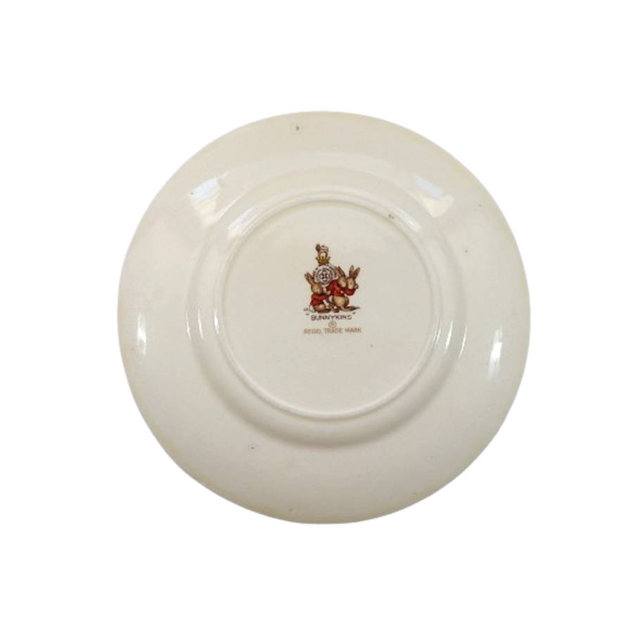 Royal Doulton Bunnykins Signed Plate Skating