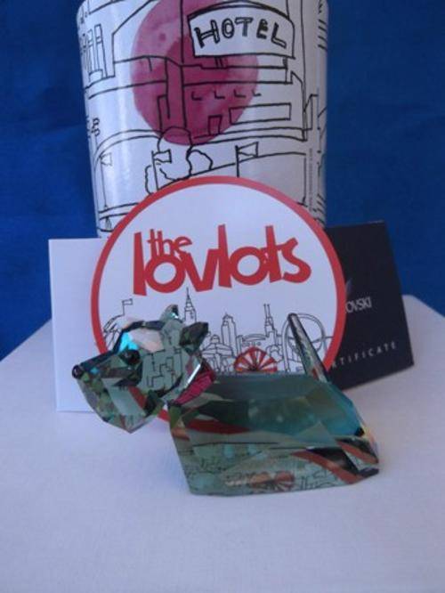 SWAROVSKI LOVLOTS SCOTTIE 1089199 BRAND NIB DOG GREEN RETIRED