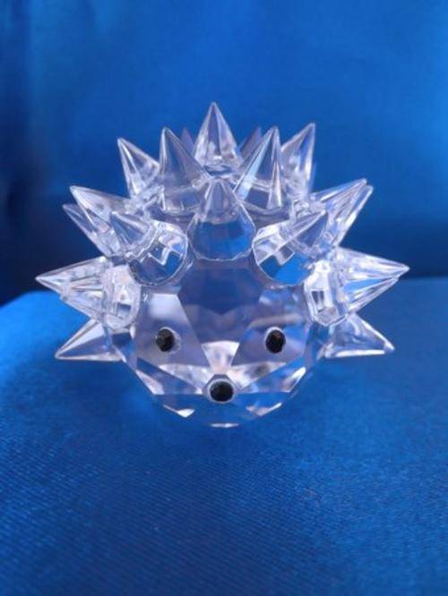 Stunning Cut Glass Austrian Crystal Hedgehog