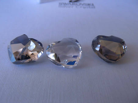 SWAROVSKI - Siver Crystal - Thre Hearts
