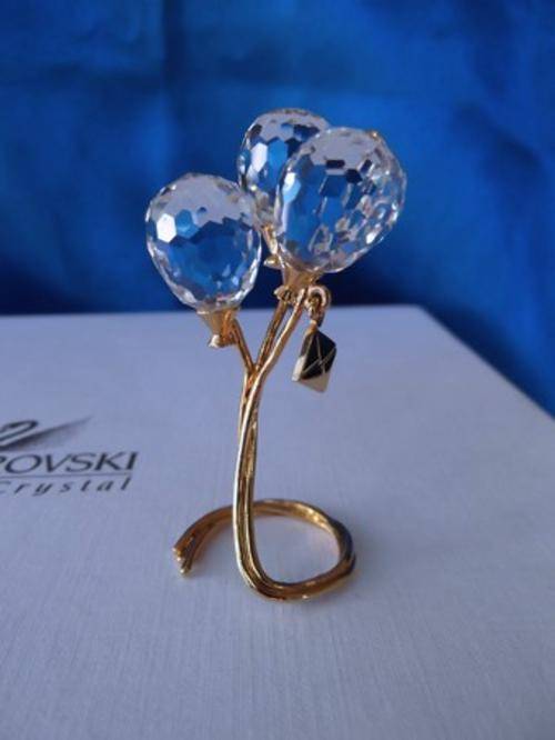 Swarovski Crystal Memories Balloon's Gold plated