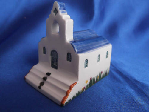 Miniature House - Ceramic Church